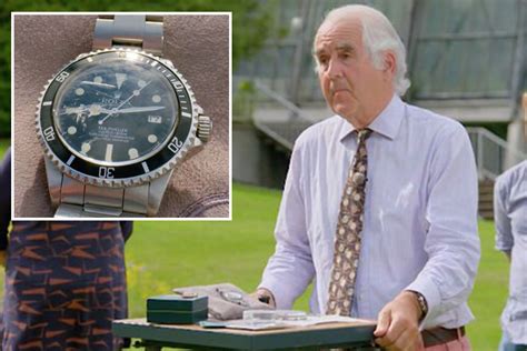 antiques roadshow rolex sold|antique roadshow Rolex watch story.